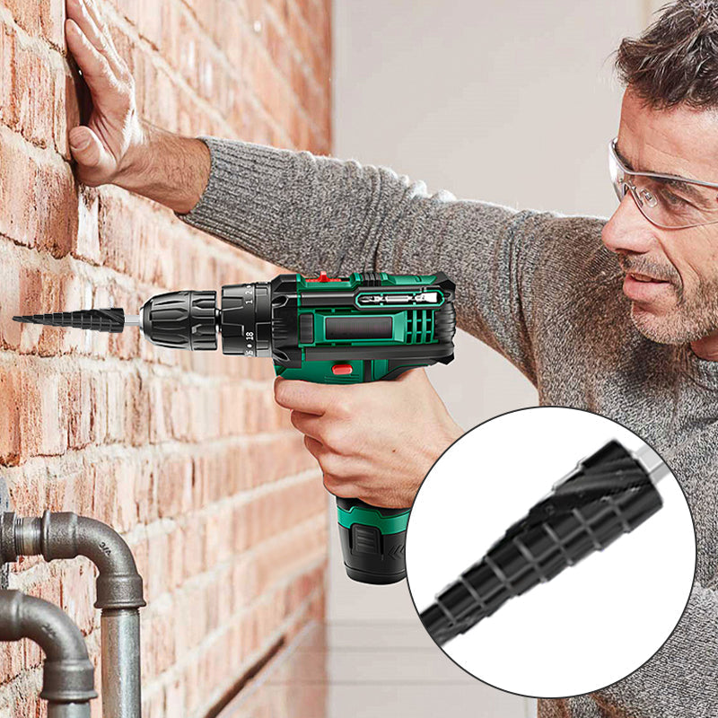 High Hardness Spiral Flute Step Drill Bit Set（50% OFF）