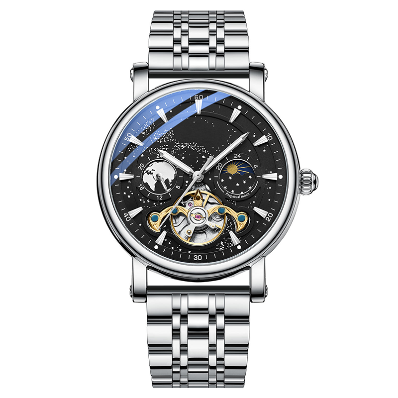 Men's Luxury Automatic Luminous Starry Sky Watch