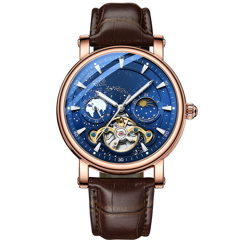 Men's Luxury Automatic Luminous Starry Sky Watch