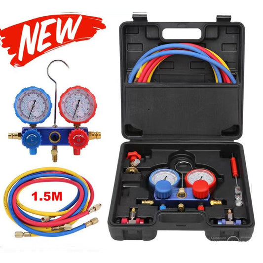 ⏰Time-limited Special🧰3 Way R134/R22/R410 AC Gauges🔥