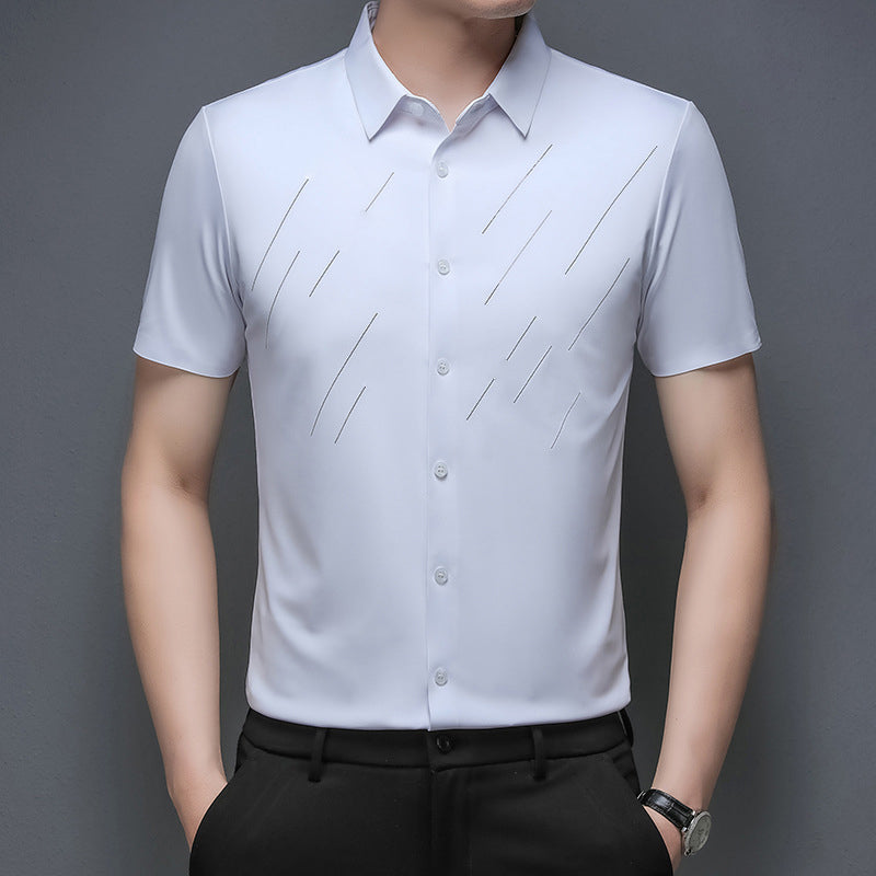 ❄️Men's Casual Business Short Sleeve Lapel T-Shirt