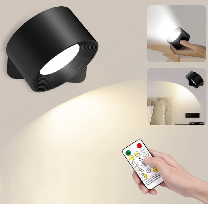 🔥Hot Sale 50% Off💡360° Wall Light - Wireless Charging Wall Light