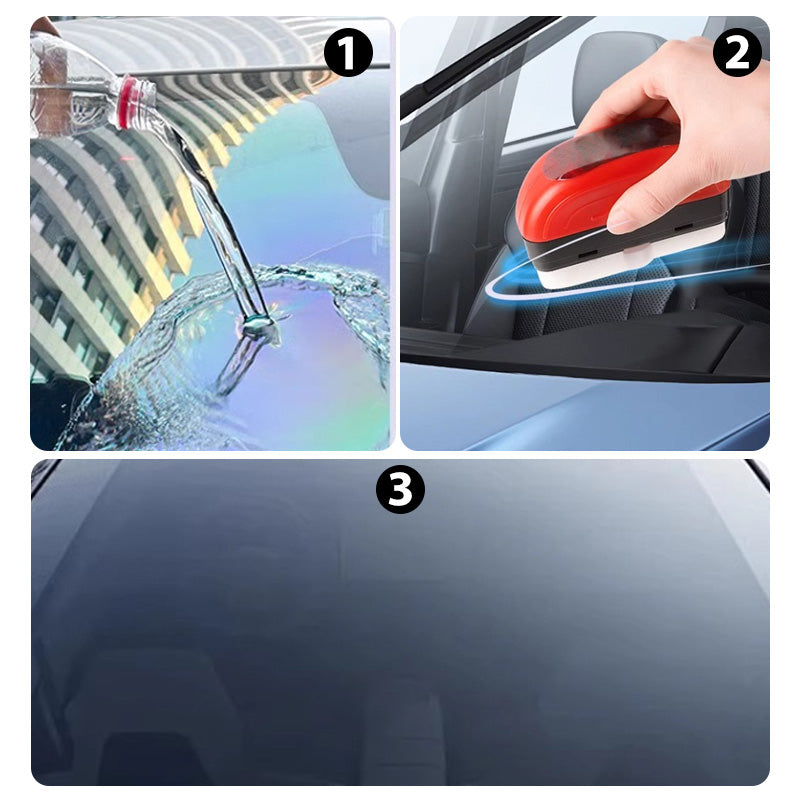 🔥Time-Limited Specail✨Auto Oil Film Cleaning Brush with 100ml Refill Liquid
