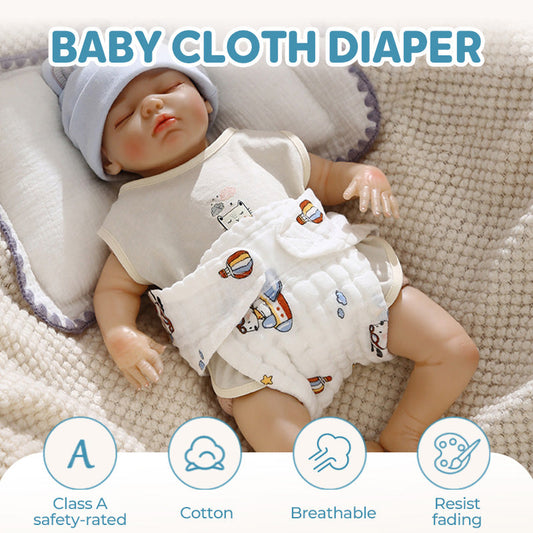Reusable Cotton Cartoon Baby Diapers