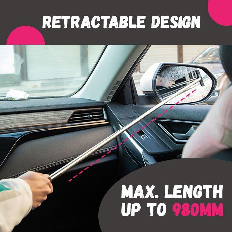🚗💦 Retractable Side-Mirror Wiper – Extendable, Compact, Water Removal
