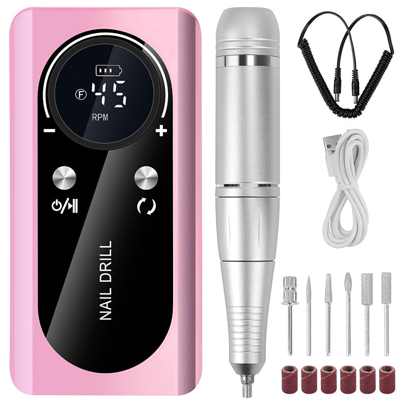 Portable Rechargeable Nail Buffer & Polisher Set