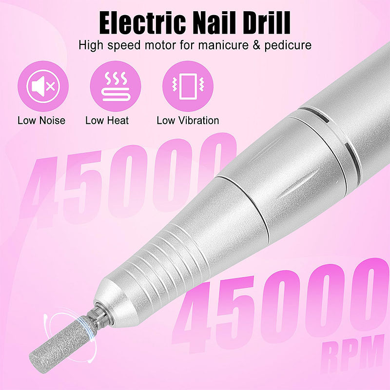 Portable Rechargeable Nail Buffer & Polisher Set