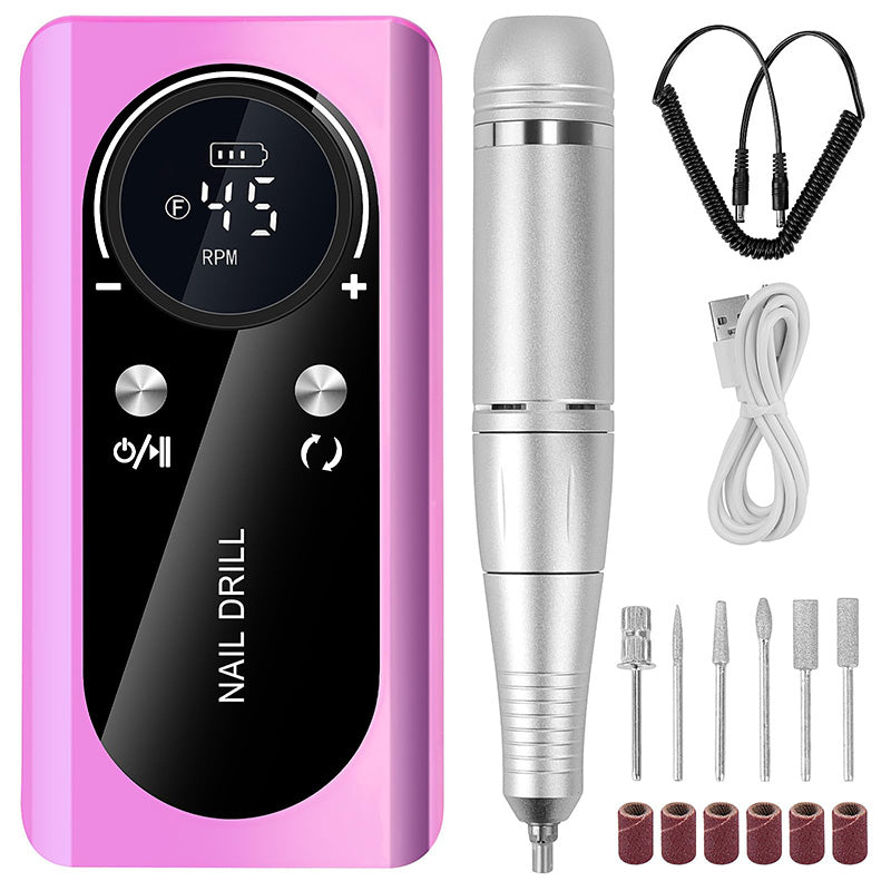 Portable Rechargeable Nail Buffer & Polisher Set