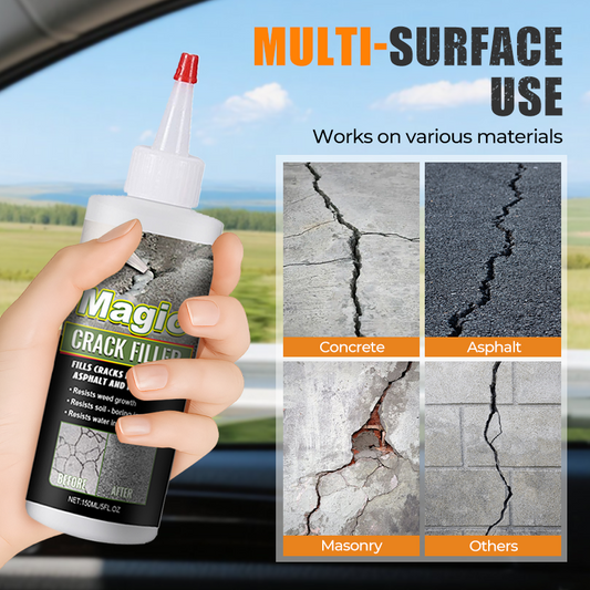 Special Offer: Waterproof Concrete Crack Filler | High Elasticity Sealant for Asphalt & Masonry | Weather-Resistant & Odour-Free Repair Paste