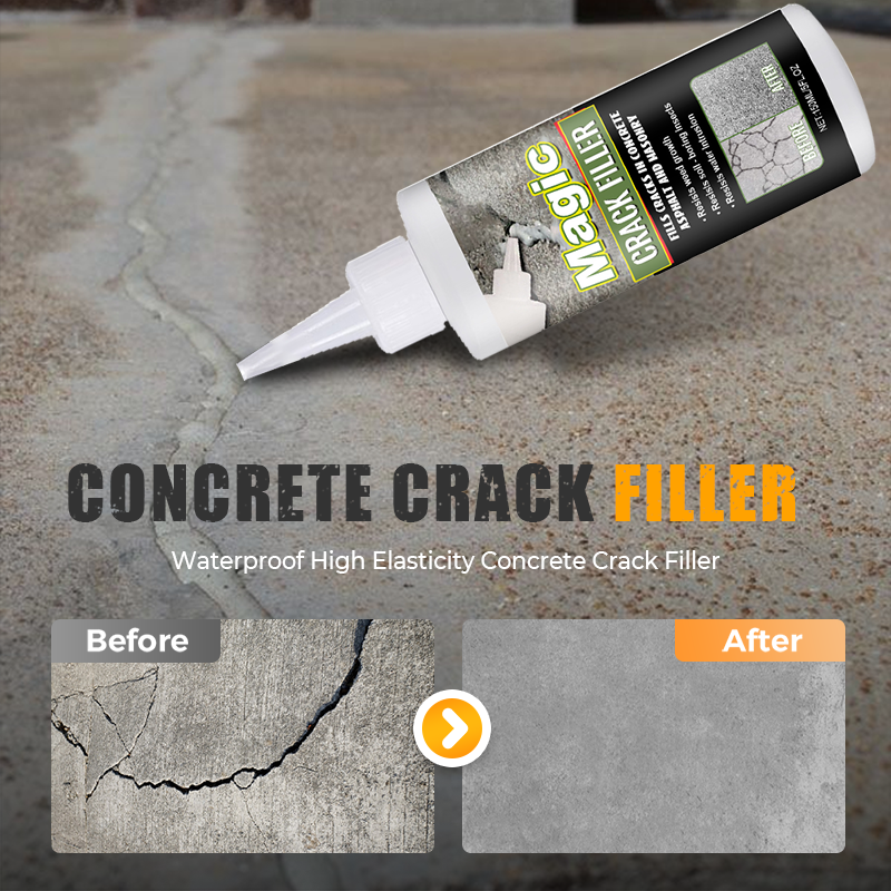 Special Offer: Waterproof Concrete Crack Filler | High Elasticity Sealant for Asphalt & Masonry | Weather-Resistant & Odour-Free Repair Paste