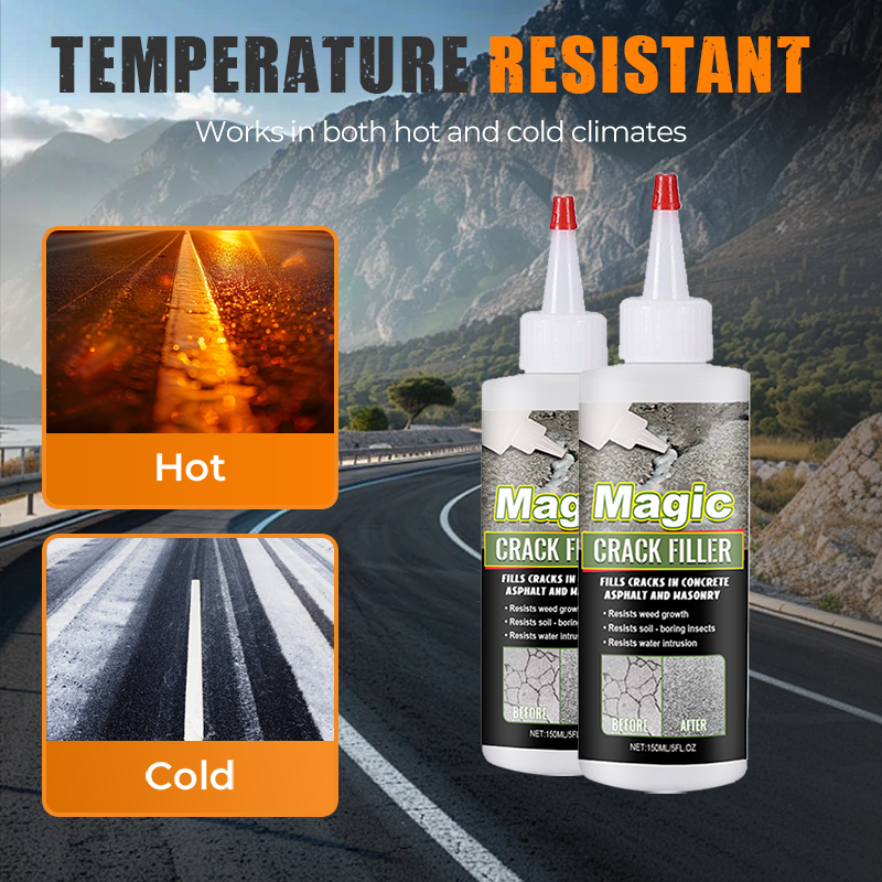 Special Offer: Waterproof Concrete Crack Filler | High Elasticity Sealant for Asphalt & Masonry | Weather-Resistant & Odour-Free Repair Paste