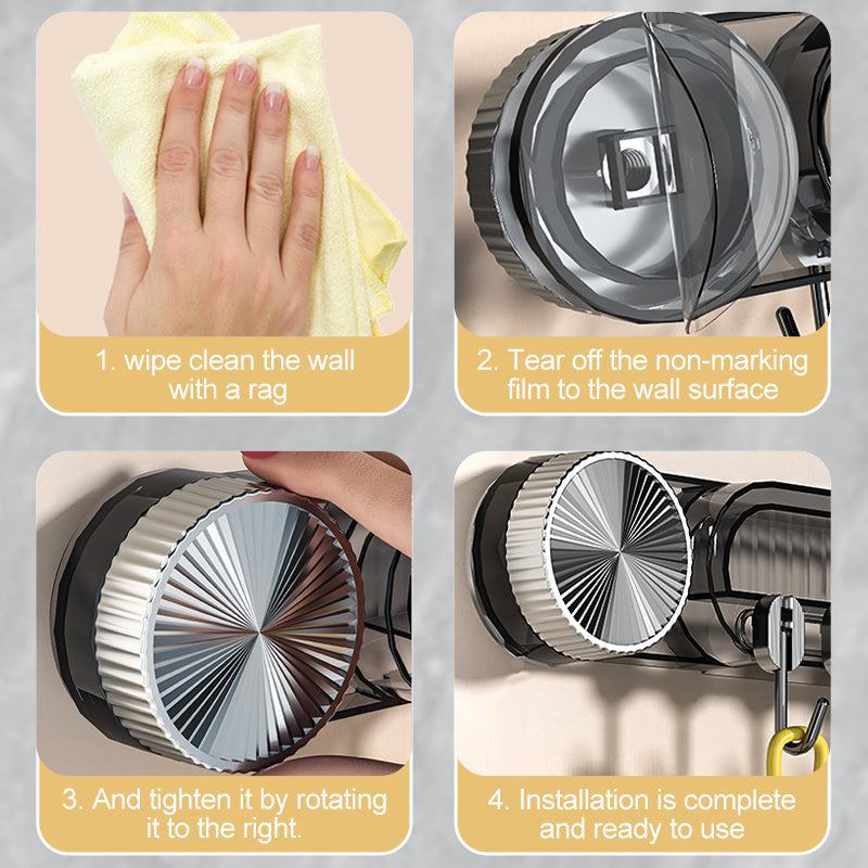 Durable Wall Mounted Inline Vacuum Hooks（50% OFF）