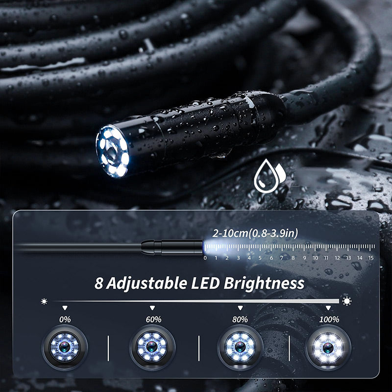 📷 2026 Sale — Over 58,400 Sold! 🔍 4.3" HD Waterproof Endoscope Camera with Light