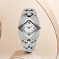 Women's Retro Quartz Watch with Sparkling Rhinestones