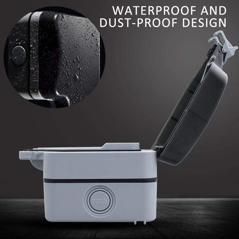 ⚡ LIMITED-TIME 50% OFF! ✨ Outdoor Waterproof Receptacle Outlet – IP66, Anti-Theft Lock, UV Protected 🔒