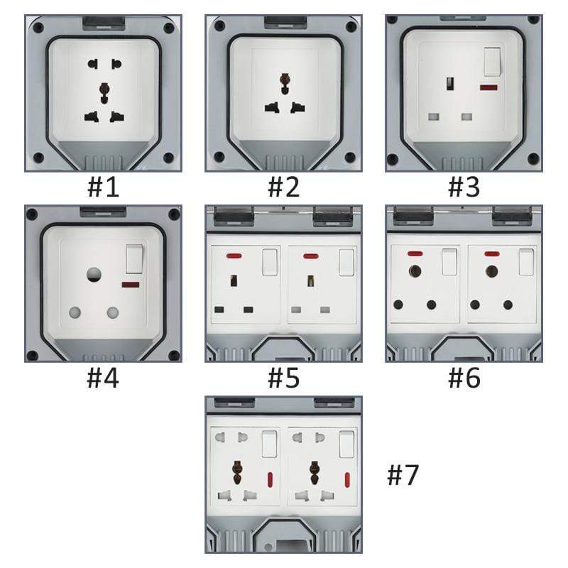 ⚡ LIMITED-TIME 50% OFF! ✨ Outdoor Waterproof Receptacle Outlet – IP66, Anti-Theft Lock, UV Protected 🔒