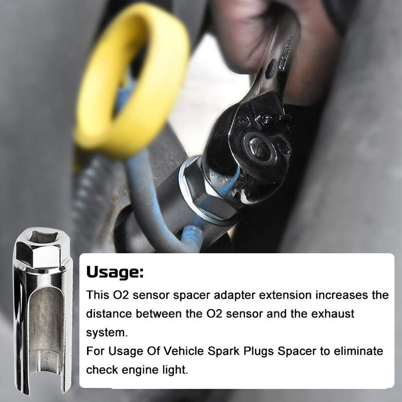 ⏳Limited-time 50% off⏰Automotive O2 Sensor Offset Socket & Thread Chaser 5 PCS Set🚗🔧