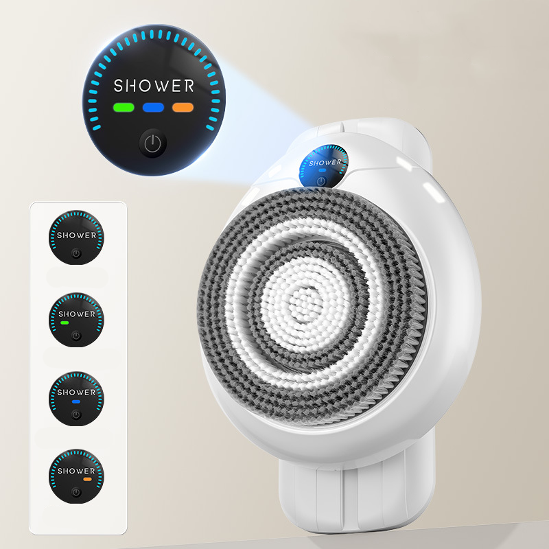 Wall-Mounted Electric Back Scrubber for Shower