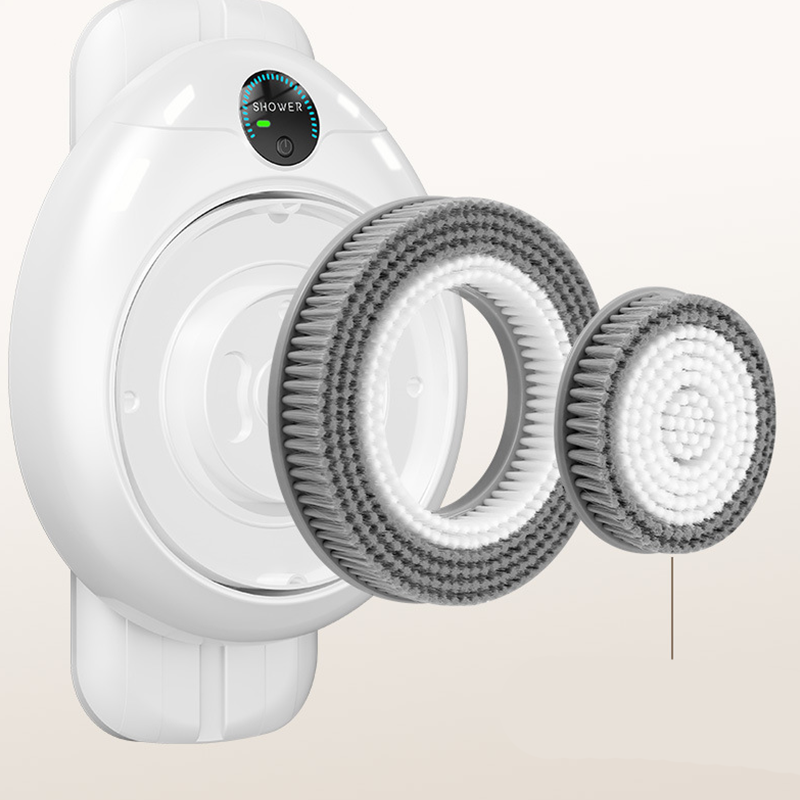 Wall-Mounted Electric Back Scrubber for Shower