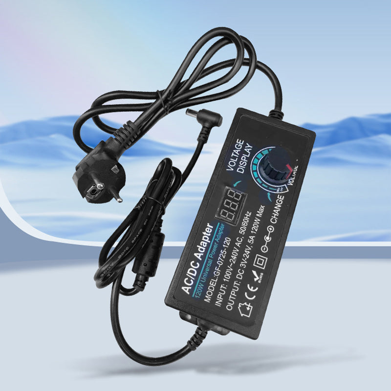 🔥Adjustable 3V-24V 3A Universal AC/DC Power Adapter