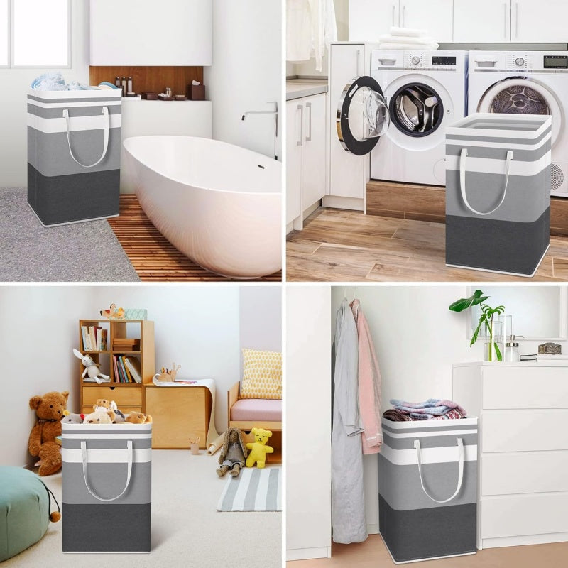 Collapsible Large Laundry Hamper with Handle