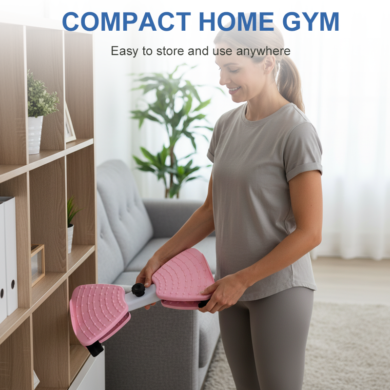 🚶50% OFF NOW! Compact Cardio Twisting Stepper Machine – Adjustable Full Body Workout Exercise Stepper with Resistance Bands, Anti-Slip Home Gym Fitness Equipment for Leg & Waist Toning