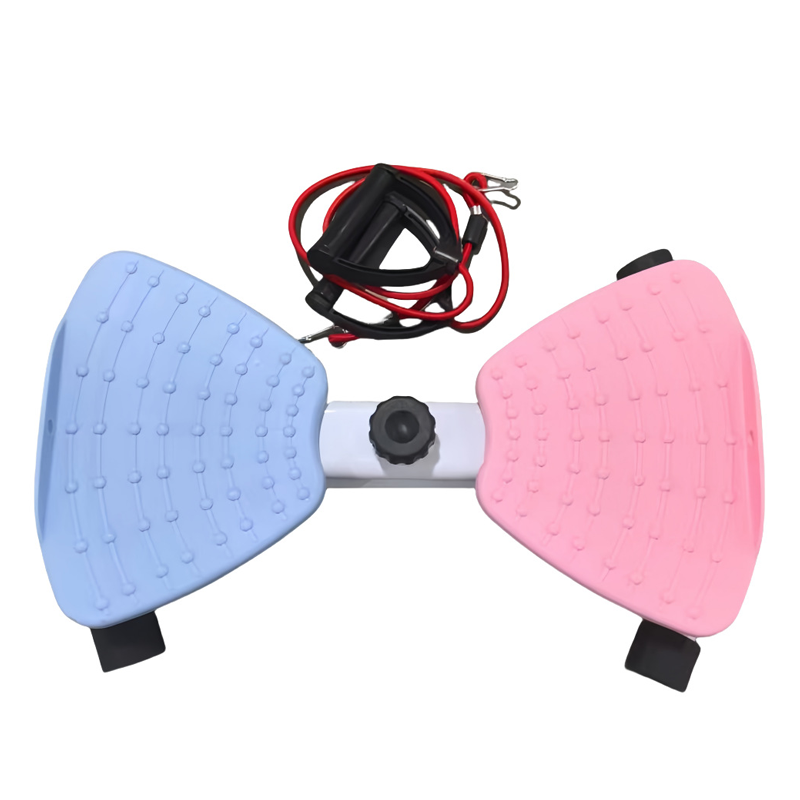 🚶50% OFF NOW! Compact Cardio Twisting Stepper Machine – Adjustable Full Body Workout Exercise Stepper with Resistance Bands, Anti-Slip Home Gym Fitness Equipment for Leg & Waist Toning