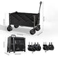 📢📢40% OFF !! ⏰Collapsible Wagon Cart with Wheels