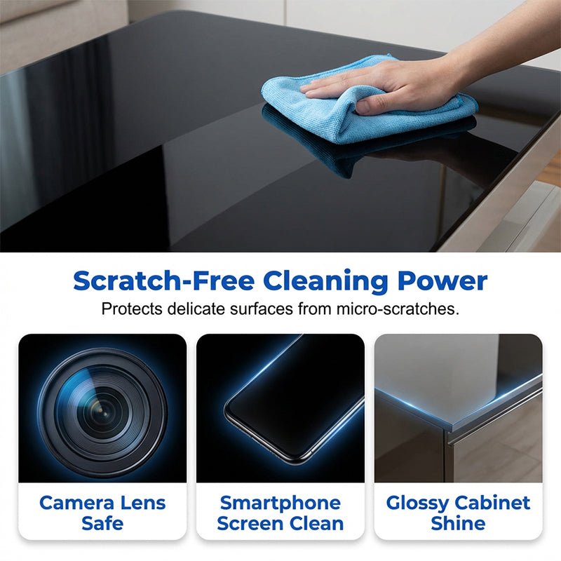 ✨ LIMITED-TIME 50% OFF! 🧽 Premium Microfiber Cleaning Cloth – Streak-Free, Durable, 3-Pack Set 🧼