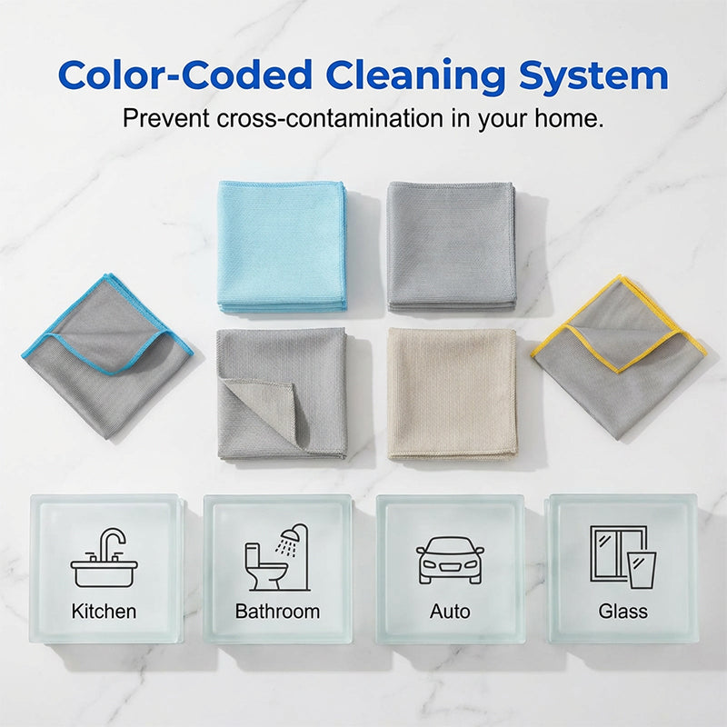 ✨ LIMITED-TIME 50% OFF! 🧽 Premium Microfiber Cleaning Cloth – Streak-Free, Durable, 3-Pack Set 🧼