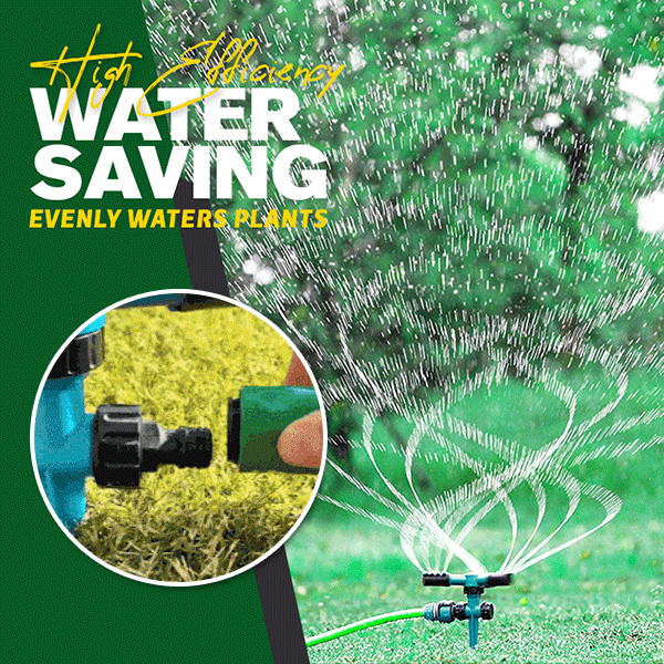 🌞Summer Limited time 50% off !  360-Degree Rotating Garden Sprinkler
