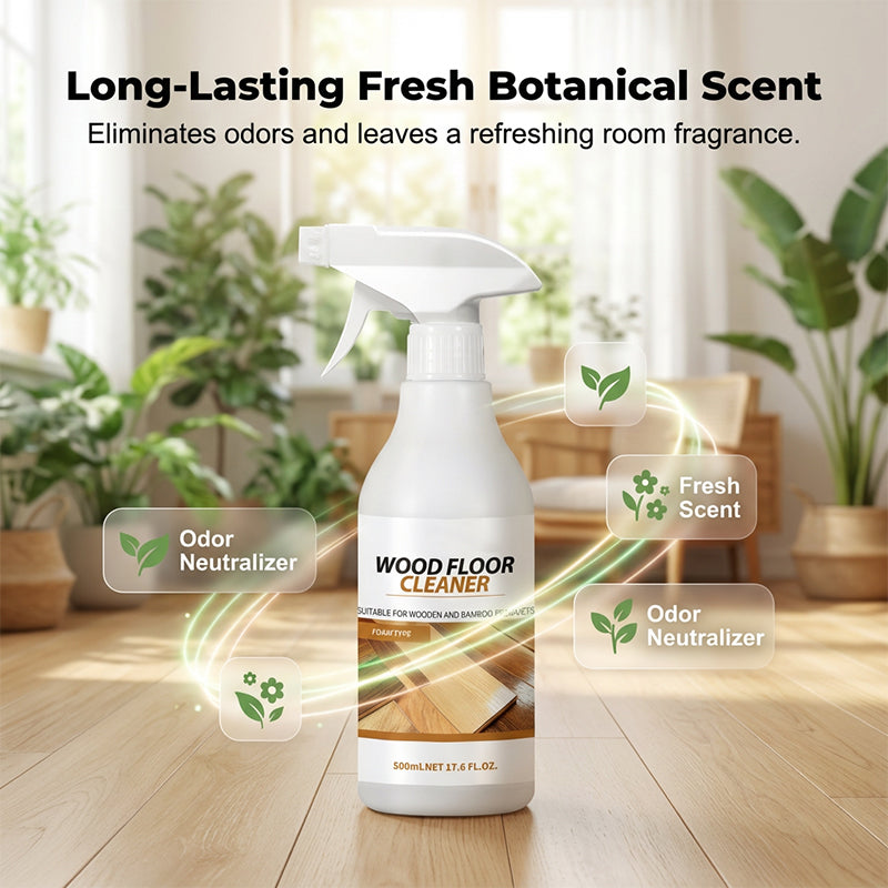 Quick-Drying Wood Floor Cleaner for Deep Cleaning