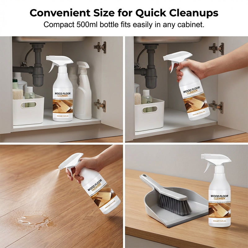 Quick-Drying Wood Floor Cleaner for Deep Cleaning