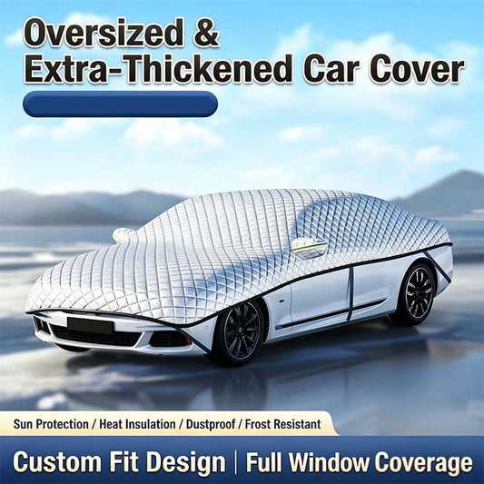 🥳HOT SALE🥳💞50K+ SOLD!🌨️🛡️ 50% OFF! Car Windshield Snow Cover – All‑season, multi‑layer. Covers hood, glass & side windows. Strong straps, no slipping! 🚙💨