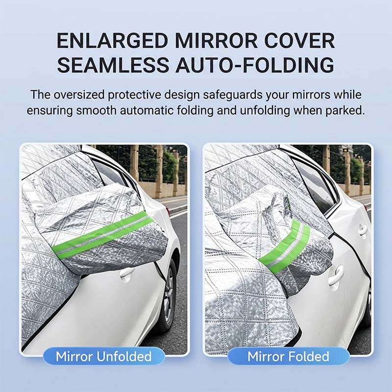 🥳HOT SALE🥳💞50K+ SOLD!🌨️🛡️ 50% OFF! Car Windshield Snow Cover – All‑season, multi‑layer. Covers hood, glass & side windows. Strong straps, no slipping! 🚙💨
