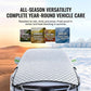 🥳HOT SALE🥳💞50K+ SOLD!🌨️🛡️ 50% OFF! Car Windshield Snow Cover – All‑season, multi‑layer. Covers hood, glass & side windows. Strong straps, no slipping! 🚙💨