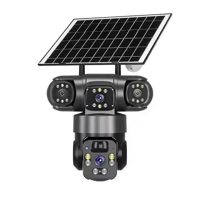 ⏳Time-Limited Special🏠📷 Smart Solar Security Camera – 360° pan/tilt, solar+battery, motion-triggered alarm