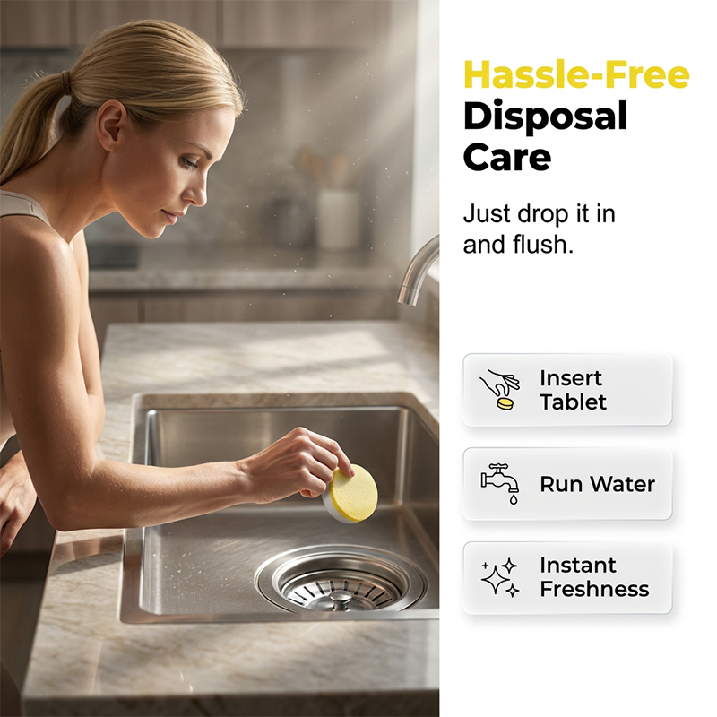 🔥Last Day Sale 50% OFF⏰🚰🧽🧼Garbage Disposal Cleaner and Deodorizer Tablets