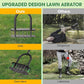 🌱 Manual Lawn Coring Aerator ✅ Carbon Steel Build & Spring Ejection | Healthier Grass Made Easy 🍃