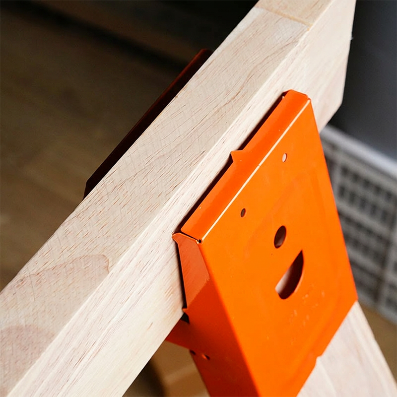 🛠️LIMITED-TIME 50% OFF! 🔩 Heavy-Duty Sawhorse Bracket with Down Clamp – Galvanized steel, foldable & secure locking – perfect for job sites, workshops or DIY projects 🛠️