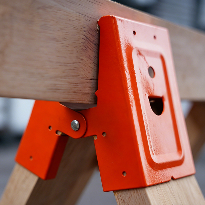 🛠️LIMITED-TIME 50% OFF! 🔩 Heavy-Duty Sawhorse Bracket with Down Clamp – Galvanized steel, foldable & secure locking – perfect for job sites, workshops or DIY projects 🛠️