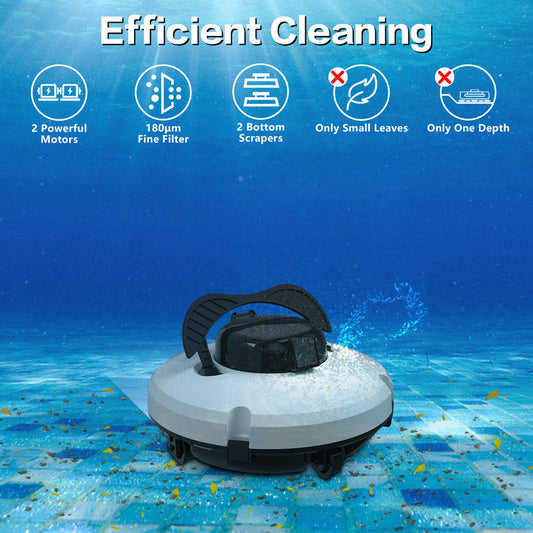🤖 LIMITED-TIME 50% OFF! 💥 Pool Cleaning Robot – Wireless, Powerful Suction, Intelligent Navigation, One-Button ✨