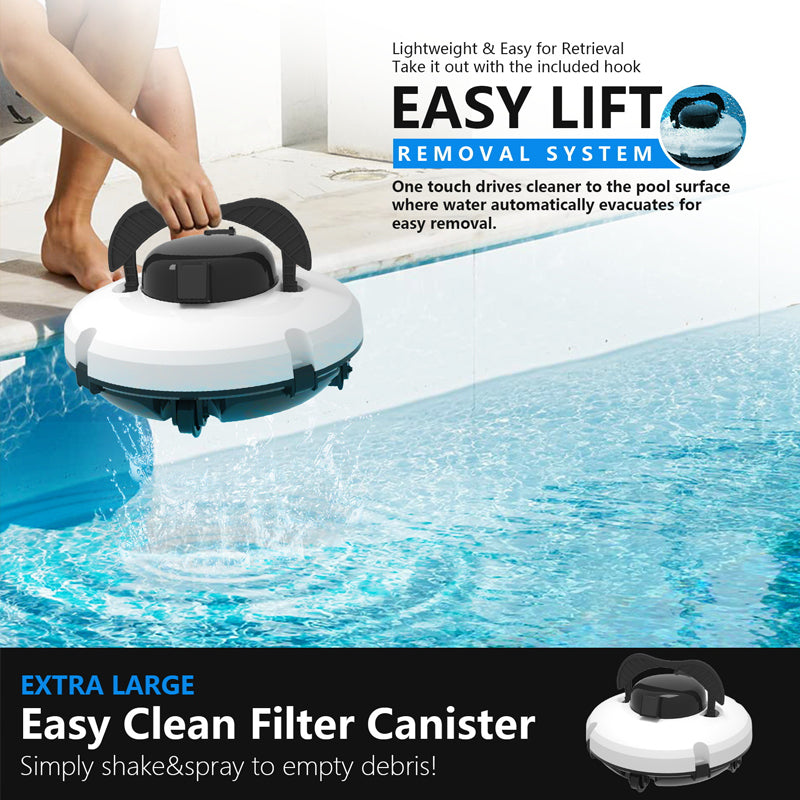 🤖 LIMITED-TIME 50% OFF! 💥 Pool Cleaning Robot – Wireless, Powerful Suction, Intelligent Navigation, One-Button ✨