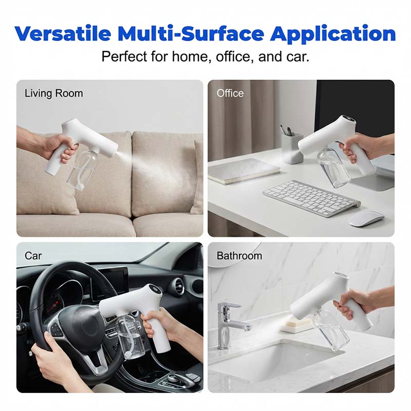 🦠 50% OFF NOW! 🚫 Cordless Nano Atomizer – Touchless Disinfecting, Blue Light – For Home, Office & Car 🏠