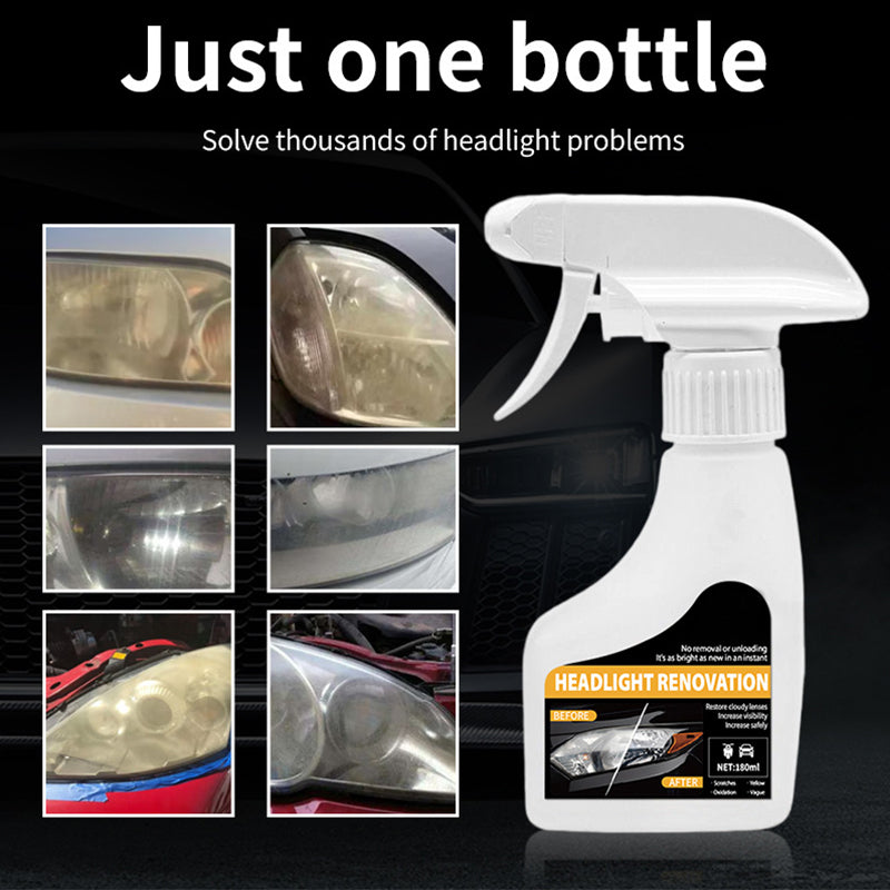 50K+ SOLD!🛠️🚗Car Headlight Restoration Spray
