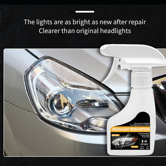 50K+ SOLD!🛠️🚗Car Headlight Restoration Spray