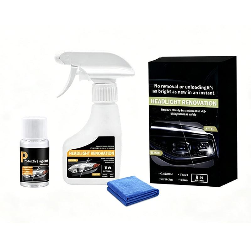 50K+ SOLD!🛠️🚗Car Headlight Restoration Spray