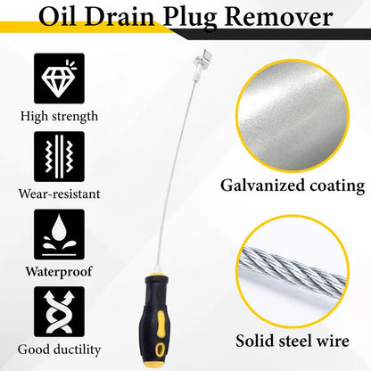 🔧 LIMITED-TIME 50% OFF! ✨ Magnetic Oil Drain Plug Removal Tool – Strong Magnet, Flexible Shaft, Extended Reach 🛢️