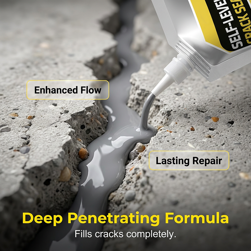 🛠️ Self-Leveling Concrete Crack Sealant – Waterproof & Durable 💧🔒