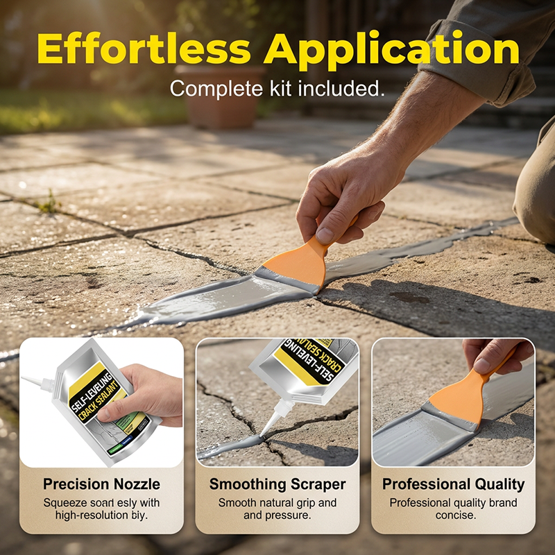🛠️ Self-Leveling Concrete Crack Sealant – Waterproof & Durable 💧🔒